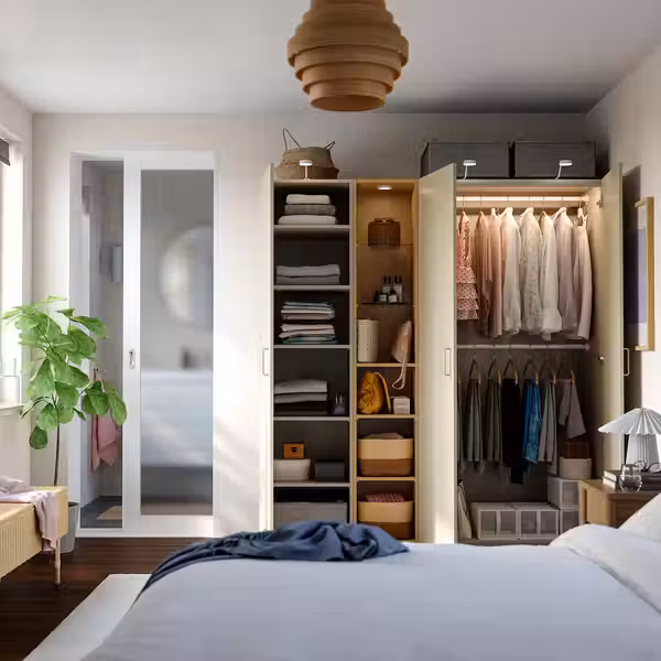 PAX / FORSAND Гардероб, комбинация - схема-чертеж с размерами