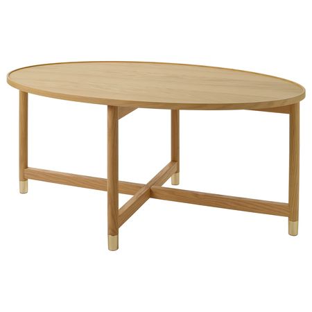 VALNÄS Журнальный стол - дубовый шпон 118x50 см
