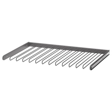 Выдвижная вешалка для брюк, темно-серый, 100x58 см IKEA КОМПЛИМЕНТ 503.666.57