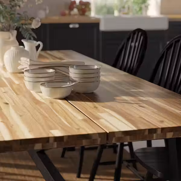 SKOGSTA / SKOGSTA Стол и 6 стульев - акация/акация 235 см - фото 3