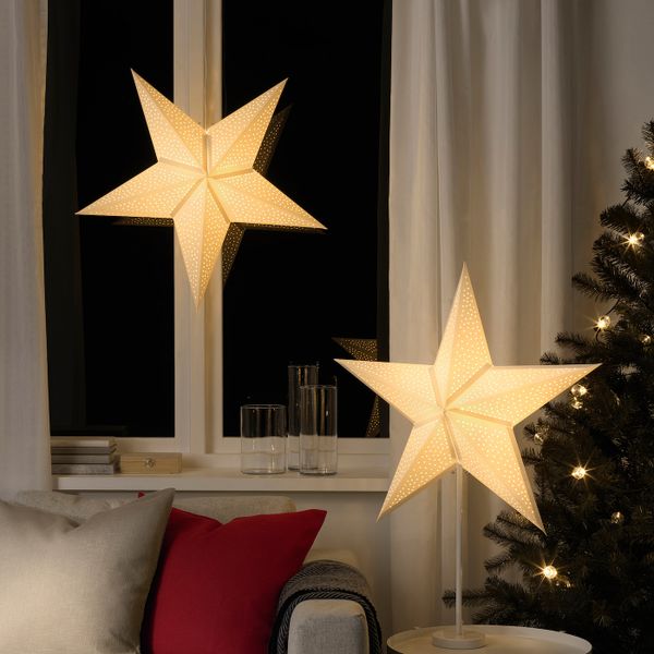 Абажур, точечный белый, 70 см IKEA СТРОЛА 204.442.75 - схема-чертеж с размерами