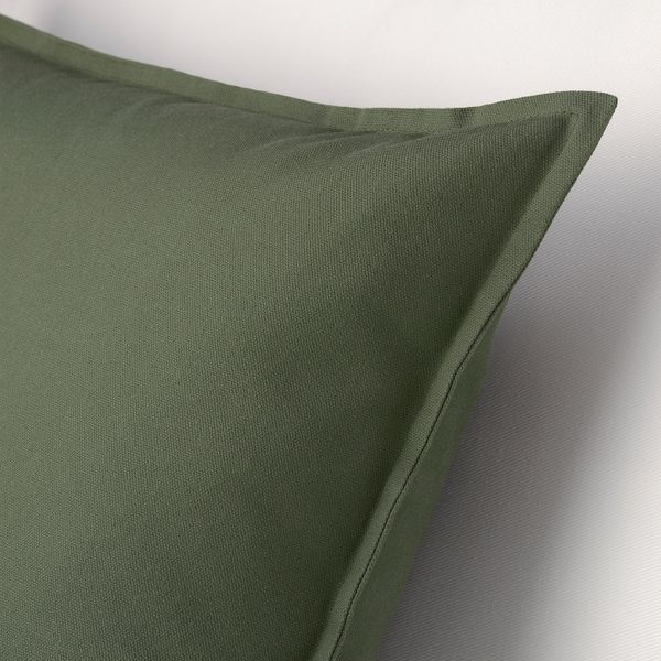 Чехол на подушку, темный оливково-зеленый 50x50 см IKEA GURLI ГУРЛИ 904.791.86 - схема-чертеж с размерами