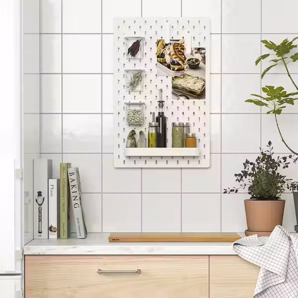 SKÅDIS Настенная панель, комбинация - белый 36x56 см - фото 2