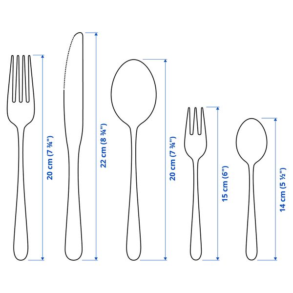 IKEA, дополнительный ракурс - схема-чертеж с размерами