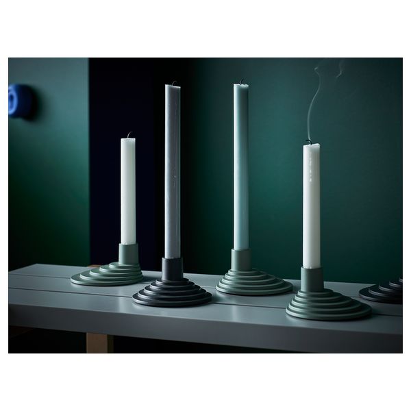 Подсвечник ЮППЕРЛИГ, зеленый (5 см) - фото 4