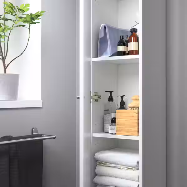 NYSJÖN Шкаф высокий - белый 30x190 см - фото 2