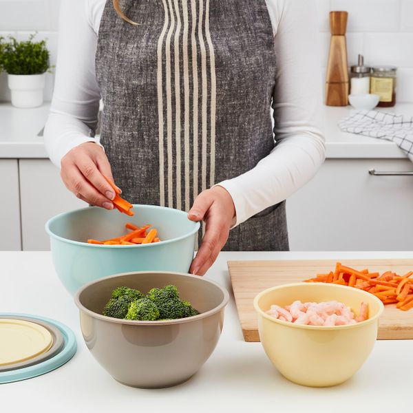 Миска с крышкой, 5 шт., разные цвета IKEA GARNITYREN ГАРНИТЮРЕН 204.801.31 - фото 2