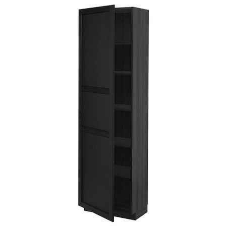 Высокий шкаф с полками, 60x37x200 cm IKEA METOD МЕТОД 094.691.06