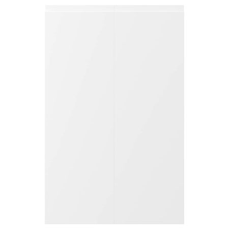 Дверца для напольного углового шкафа, 2шт, левосторонний матовый белый 25x80 см IKEA VOXTORP ВОКСТОРП 703.674.15