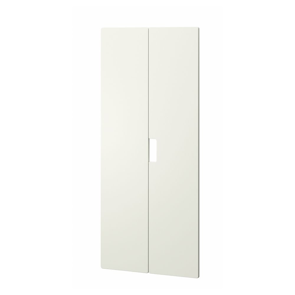 Дверь СТУВА МОЛАД, белый (60x128 см) - схема-чертеж с размерами