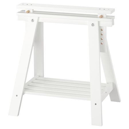 Опора для стола с полкой, белый 70x71/93 см IKEA FINNVARD ФИНВАРД 203.852.09