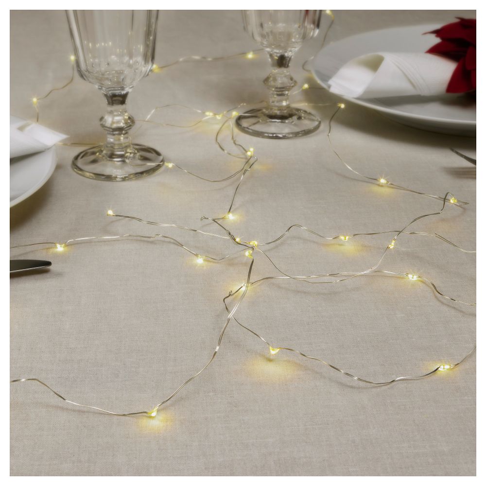 Гирлянда, 40 светодиодов СТРОЛА, мини - фото 1