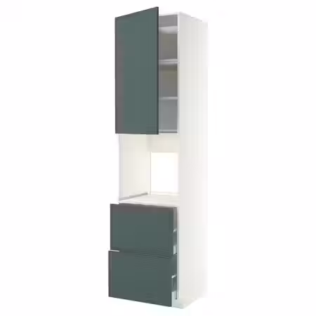 METOD / MAXIMERA Высокий шкаф д/духовки+дверь/2ящика