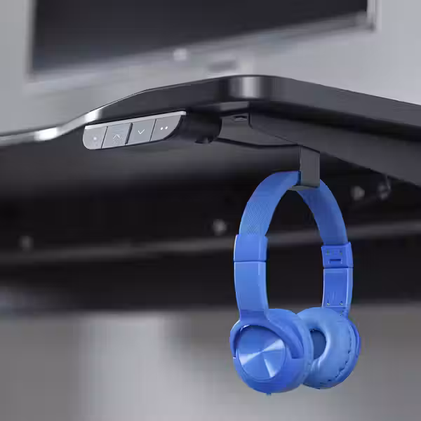 UTMANING УТМАНИНГ Геймерский стол-трансформер - электрический/чёрный 120x80 см - фото 9