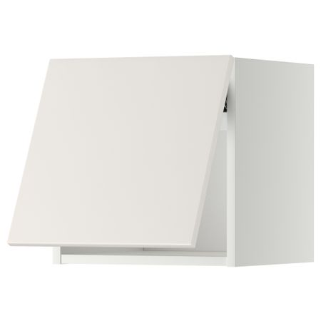 Горизонтальный навесной шкаф МЕТОД, белый, Веддинге белый