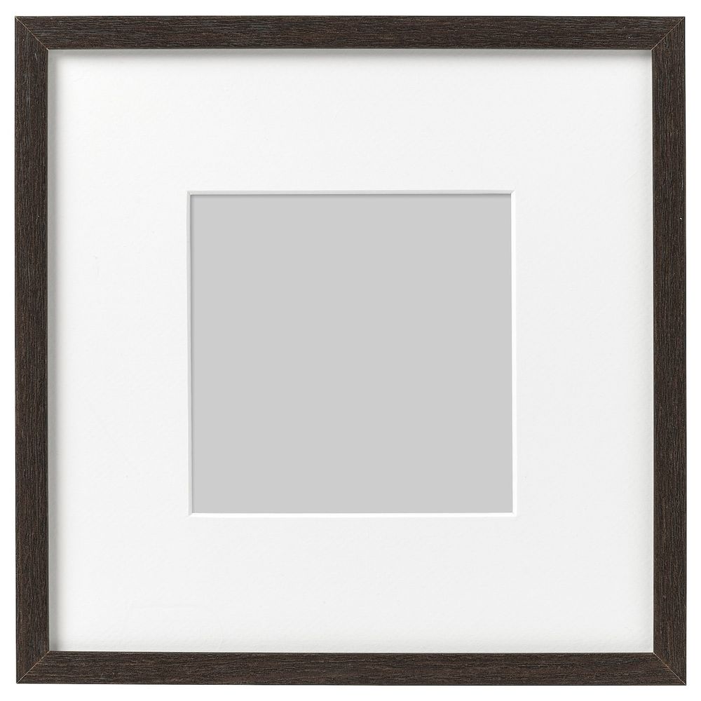 Рама, темно-коричневый 23x23 см IKEA HOVSTA ХОВСТА 703.821.71 - фото 1