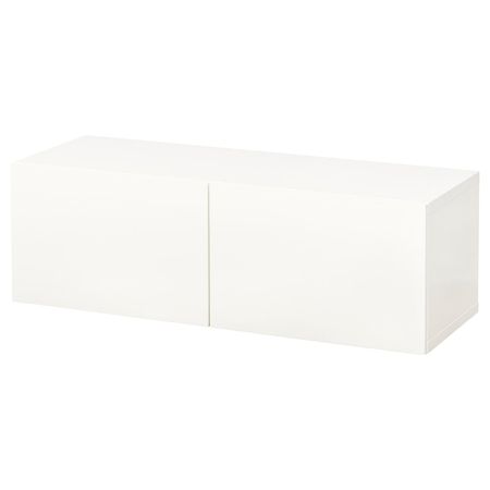 Комбинация настенных шкафов, белый/Лаппвикен белый 120x42x38 см IKEA BESTÅ БЕСТО 694.419.25
