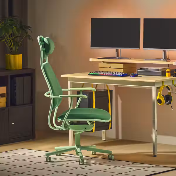 LÖPARBANA ЛЁПАРБАНА Стул для геймеров - Vissle зеленый - фото 7