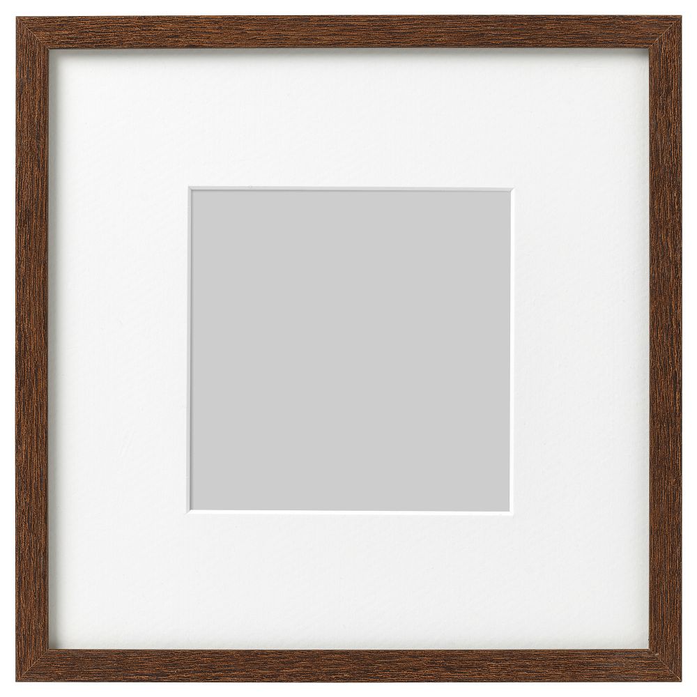 Рама, классический коричневый, 23x23 см IKEA HOVSTA ХОВСТА 303.657.53 - фото 1