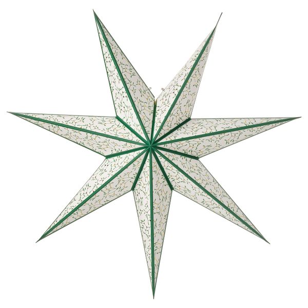 Абажур, лист/золотой орнамент «точки» 70 см IKEA STRÅLA СТРОЛА 205.037.26 - фото 1