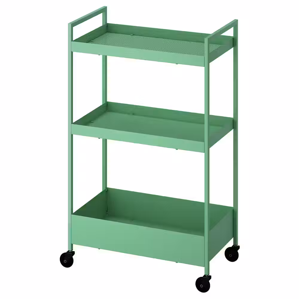 NISSAFORS Тележка - светло-зеленый 50.5x30x83 см - фото 1
