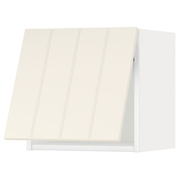 Горизонтальный навесной шкаф, белый/Хитарп белый с оттенком 40x40 см IKEA METOD МЕТОД 093.923.29 - схема-чертеж с размерами