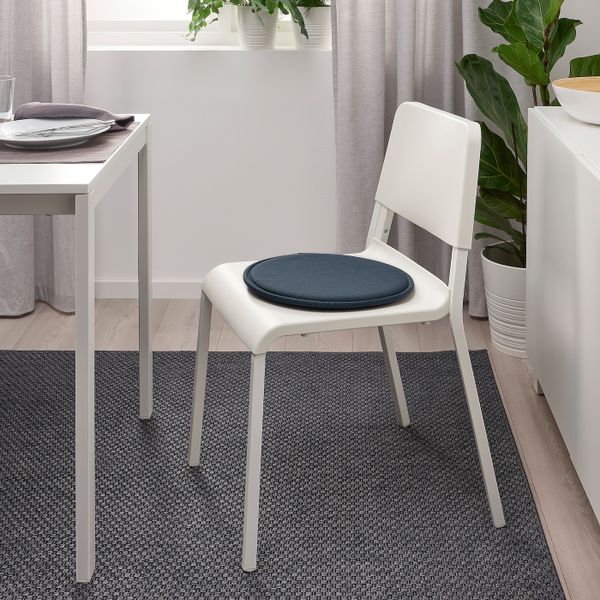 Подушка на стул, черно-синий 36x2.5 см IKEA SUNNEA СУННЕА 004.995.89 - схема-чертеж с размерами