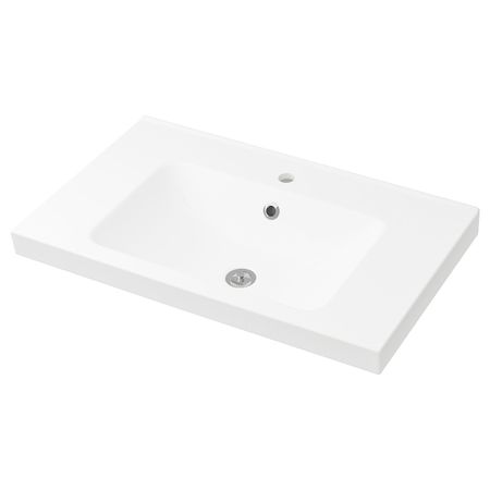 Одинарная раковина 83x49x6 см IKEA ODENSVIK ОДЕНСВИК 403.690.48