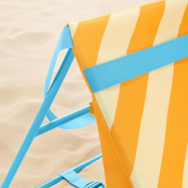 Шезлонг, желтый, синий IKEA STRANDÖN 705.227.70 - фото 4