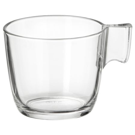 Кружка, прозрачное стекло 23 сл IKEA STELNA СТЕЛЬНА 403.721.83
