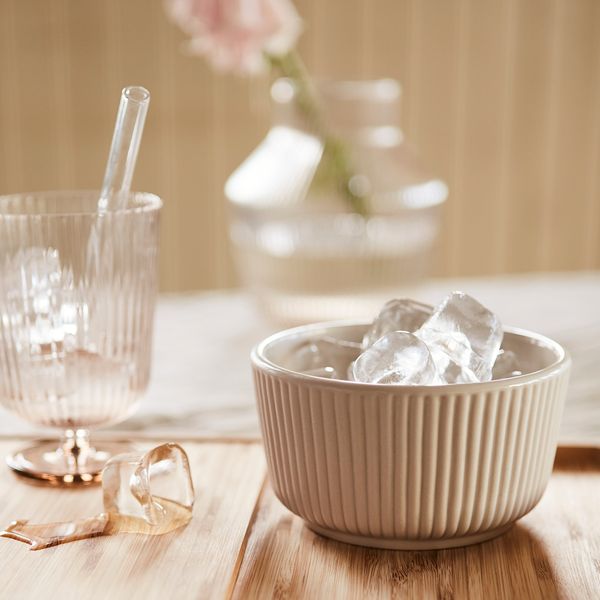 Бокал, светло-коричневый, 32 сл IKEA ANLEDNING 505.130.07 - схема-чертеж с размерами