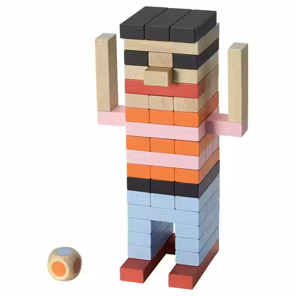 FJÄLLVRÅK ФЬЕЛЛЬВРОК Игра "Башня" - схема-чертеж с размерами