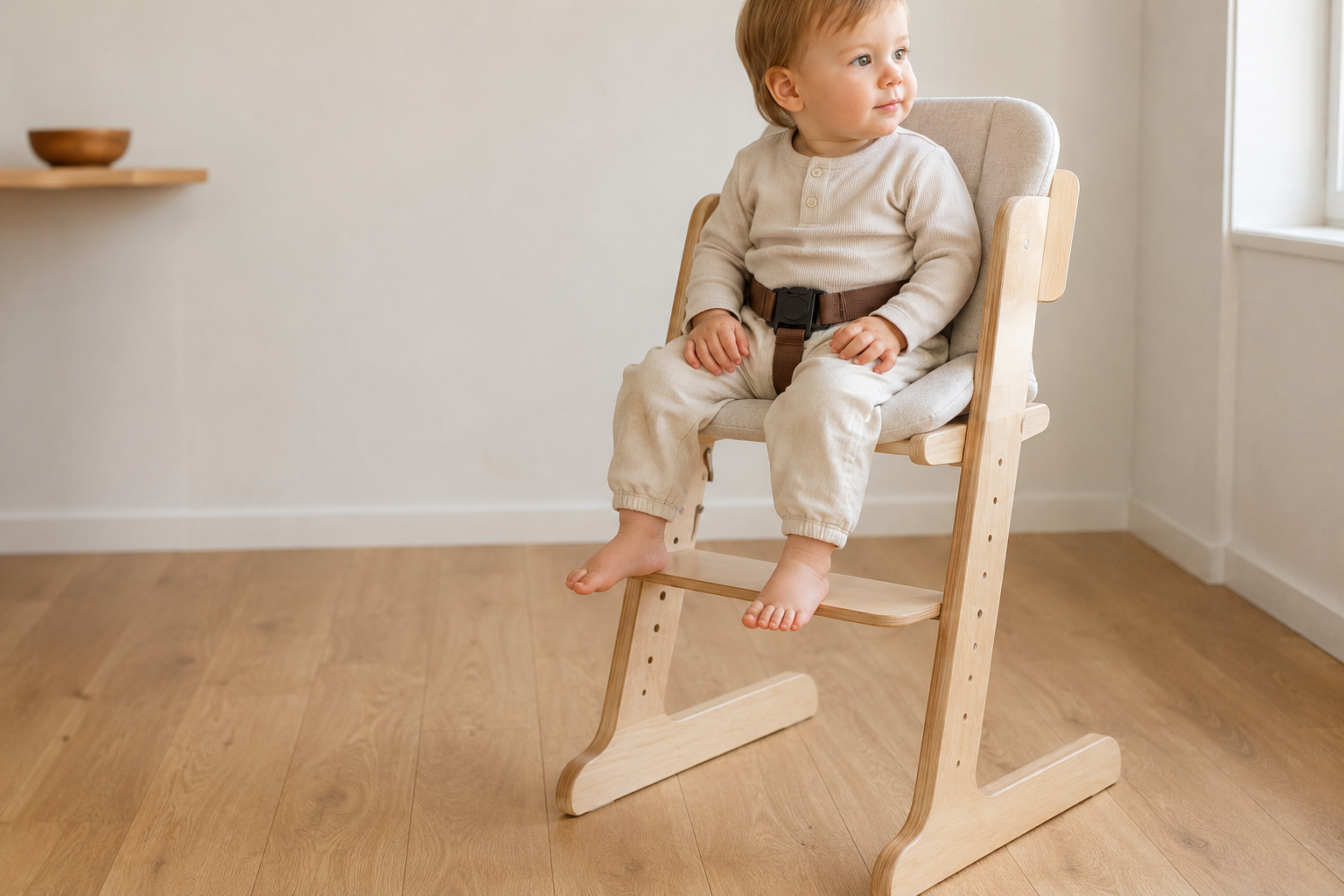 Стульчик IKEA LANGUR: трансформер high chair в junior, берёза и полипропилен