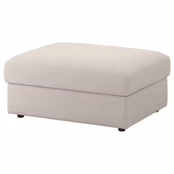 VIMLE Чхл на тбрт д ног с ящ для хрн - Gunnared бежевый - схема-чертеж с размерами