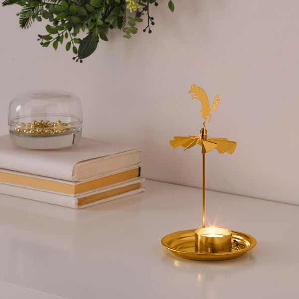 Подсвечник для греющей свечи,карусель, 20 см IKEA ВИНТЕРФЕСТ 204.279.21 - схема-чертеж с размерами