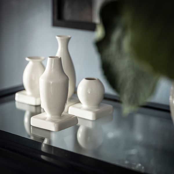 Ваза, 4 шт., белый IKEA KRINGGÅ КРИНГГО 804.711.00 - фото 5