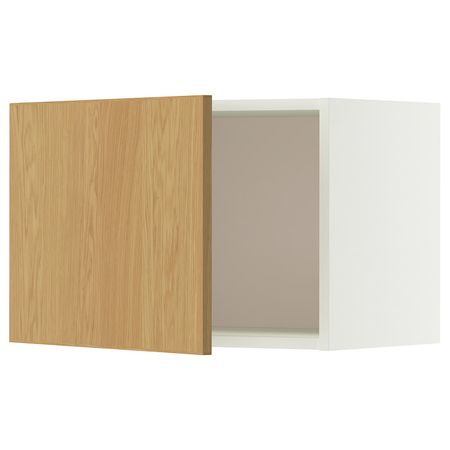 METOD Навесной шкаф - белый/Sinarp дубовый шпон 60x40 см