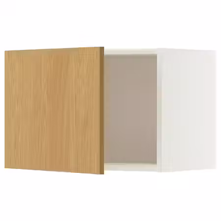 METOD Навесной шкаф - белый/Sinarp дубовый шпон 60x40 см