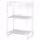 JOSTEIN Стеллаж с контейнером - д/дома/улицы/металлический белый 61x40x90 см
