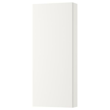 Навесной шкаф с 1 дверцей, белый 40x14x96 см IKEA GODMORGON ГОДМОРГОН 503.803.09