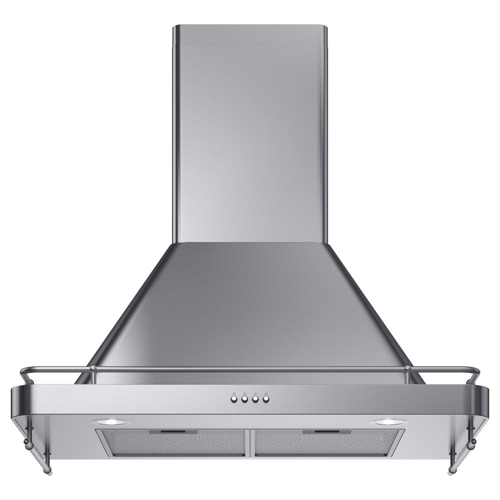 Колпак вытяжного шкафа стенного крепления ФОЛЬЙЭНДЕ, нержав сталь - фото 1