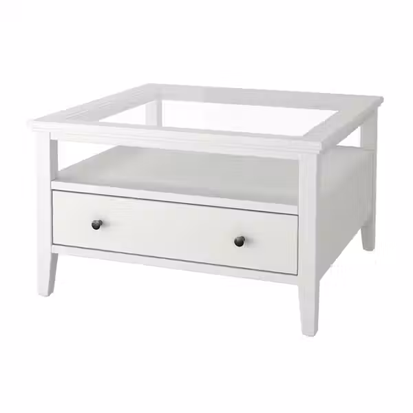 IDANÄS Журнальный стол - белый 80x80 см - фото 1