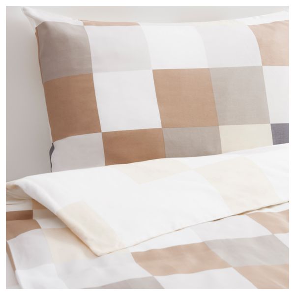 Пододеяльник и 2 наволочки КЛИПЛИН, серый - фото 1