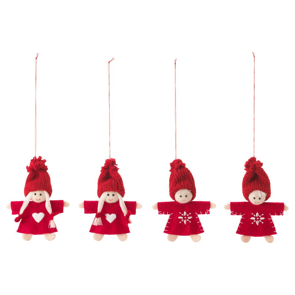 Украшение подвесное ВИНТЕР 2016, Санта Клаус, красный - фото 1