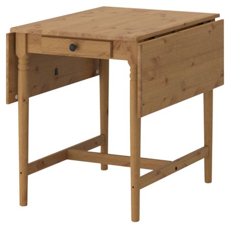 Стол c откидными полами ИНГАТОРП, морилка,антик (59/88/117x78 см)