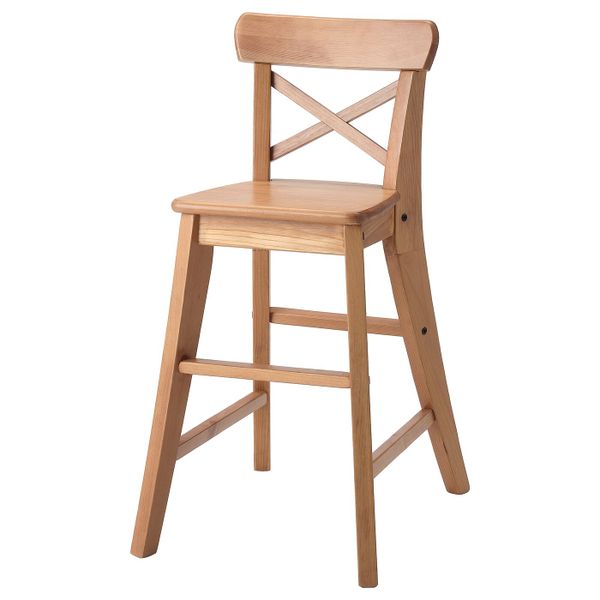 Детский стул, морилка, антик IKEA INGOLF ИНГОЛЬФ 704.669.10 - фото 4