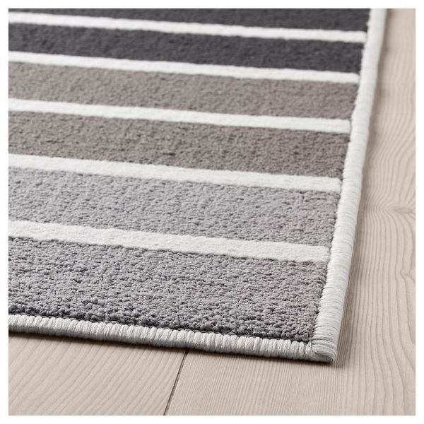 Ковер, короткий ворс ЛЮМСОС, серый, разноцветный (120x180 см) - фото 1