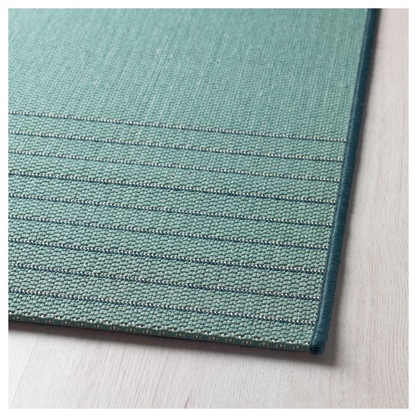 Ковер, безворсовый РОШИЛЬДЕ, д/дома/улицы зелено-синий (200x250 см) - фото 2