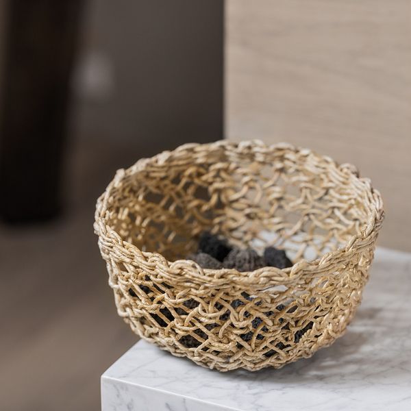 Корзина, волокно банана/ручная работа 20 см IKEA LOKALT ЛОКАЛЬТ 804.978.88 - фото 2