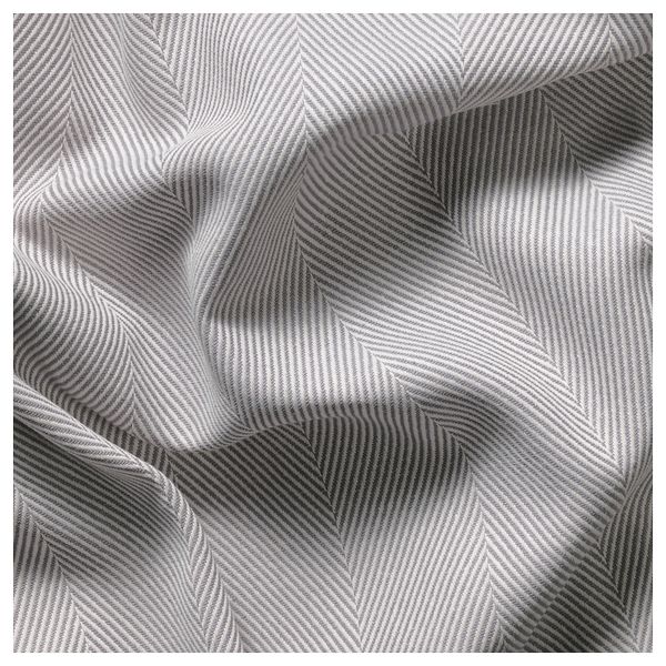 Гардины, 1 пара ТИБАСТ, серый (145x300 см) - фото 4